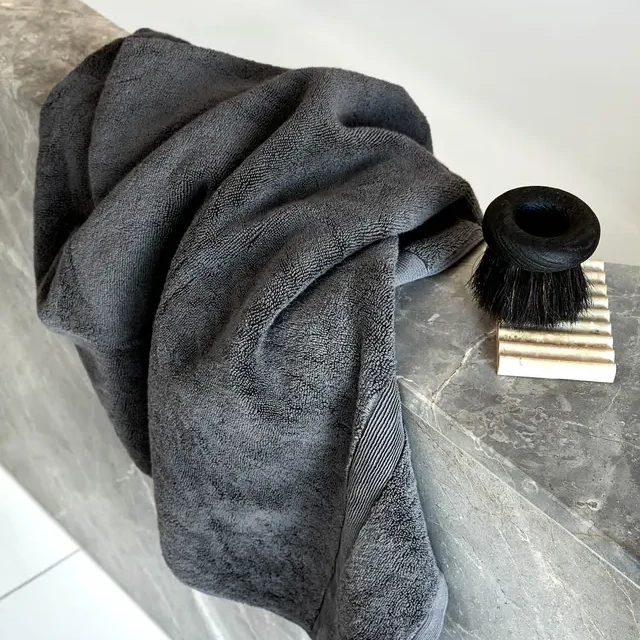 Høie Spa håndkle - Stålgrå (50 x 90 cm)