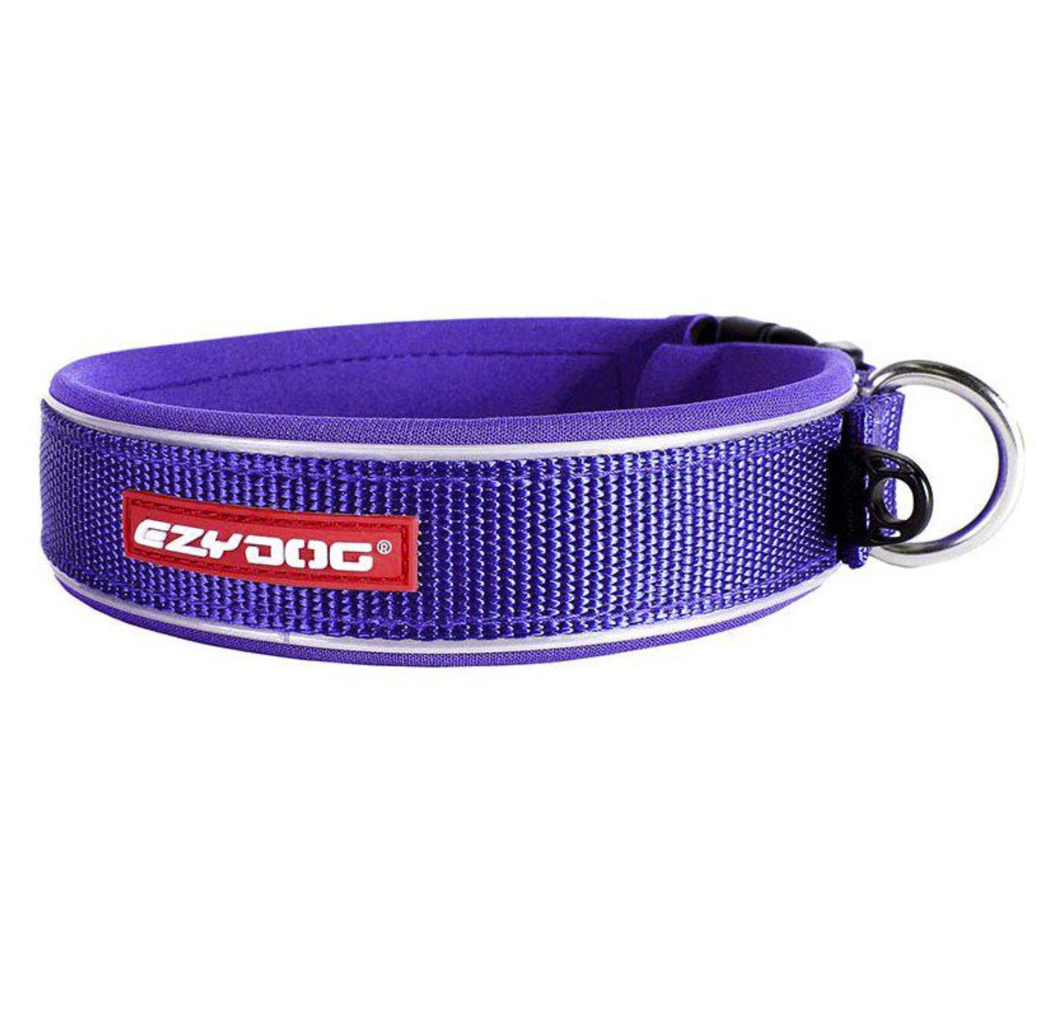 Ezydog Halsbånd Neopren Reflex Lilla (Small)