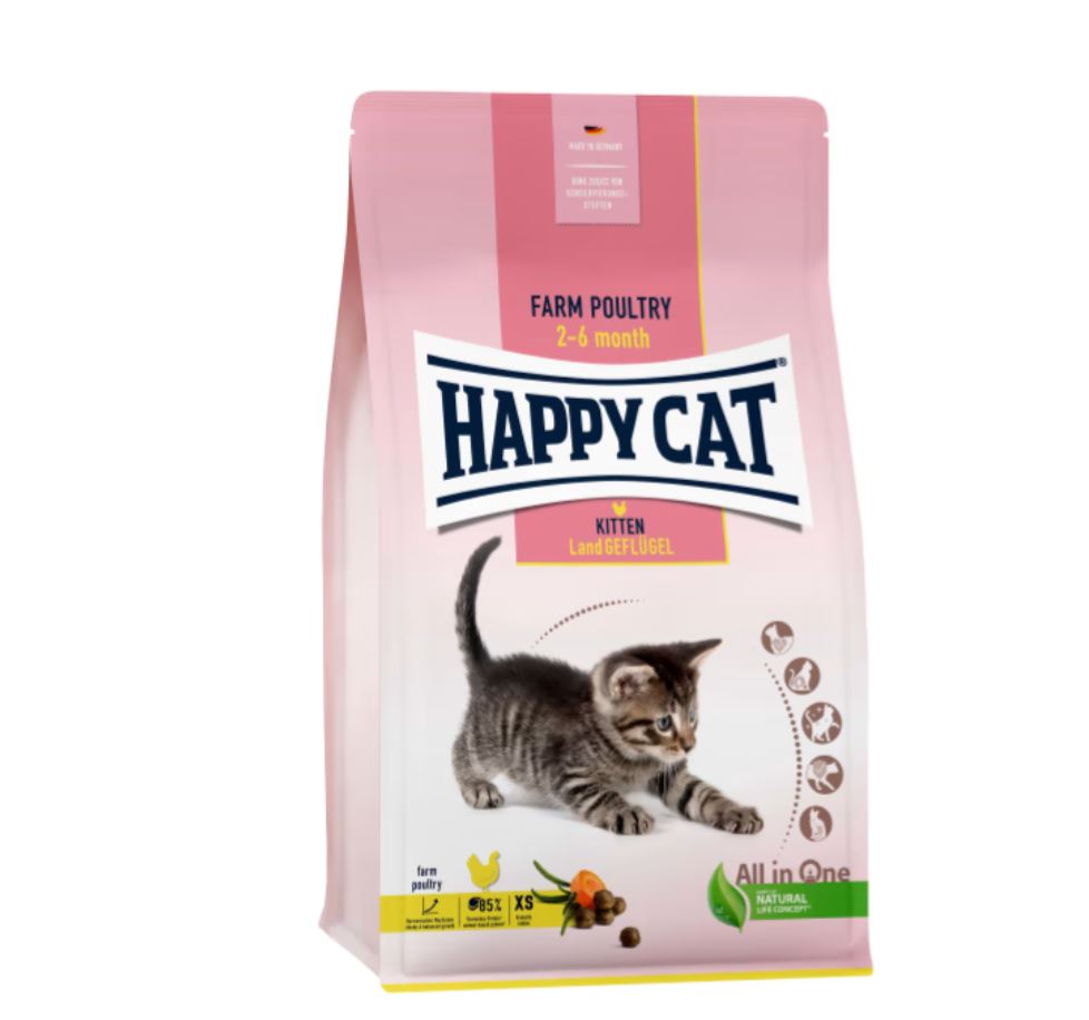 Happy Cat Kitten Fugl - 1,3 kg