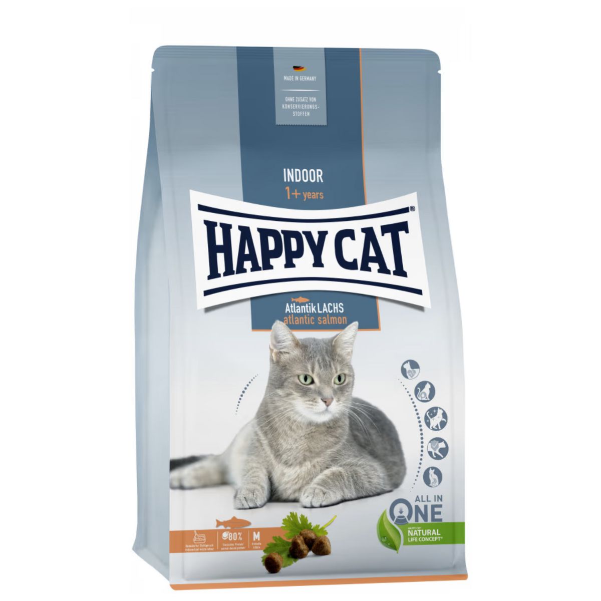 Happy Cat Indoor Adult Laks - 4 kg