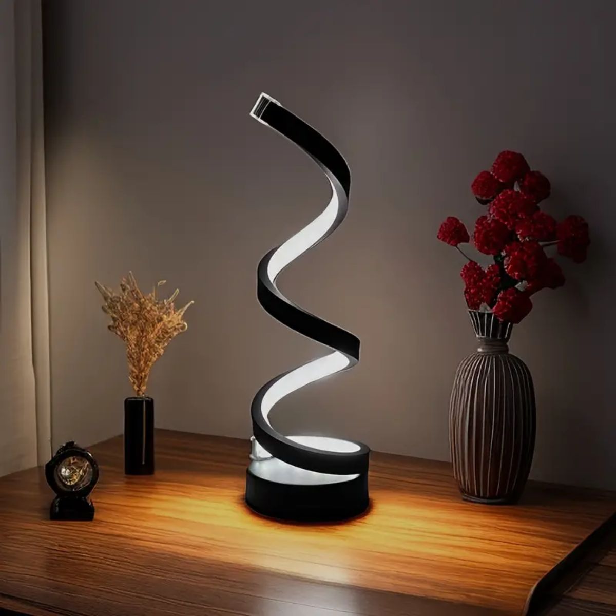 Modern Bordlampe - Spiral