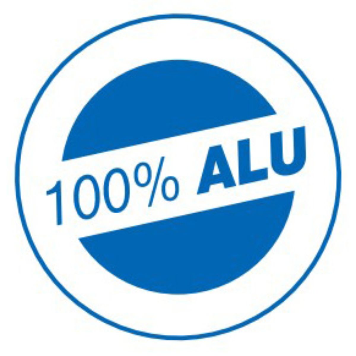 100% aluminium