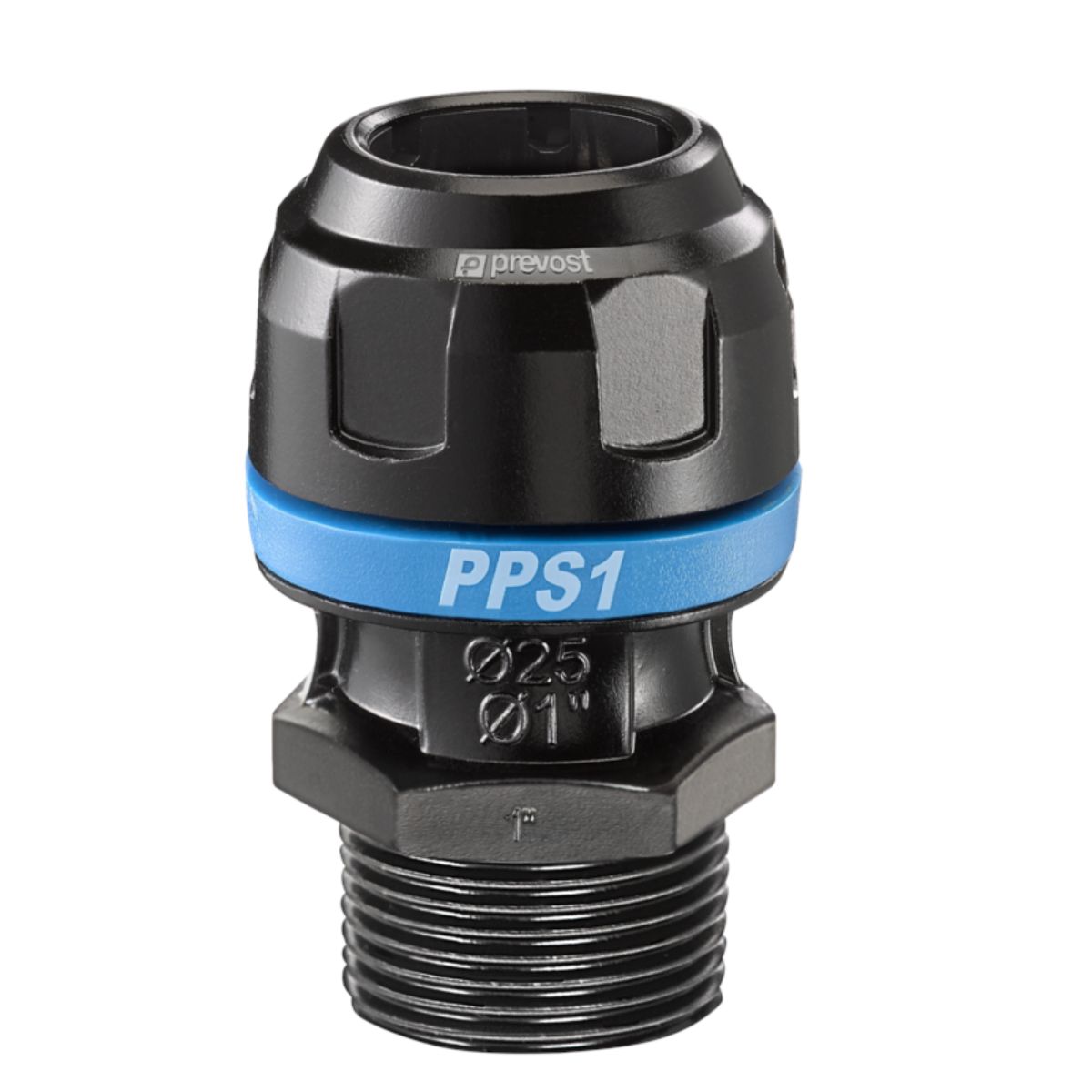 Prevost PPS Overgang - 1/2" hann (20 mm)