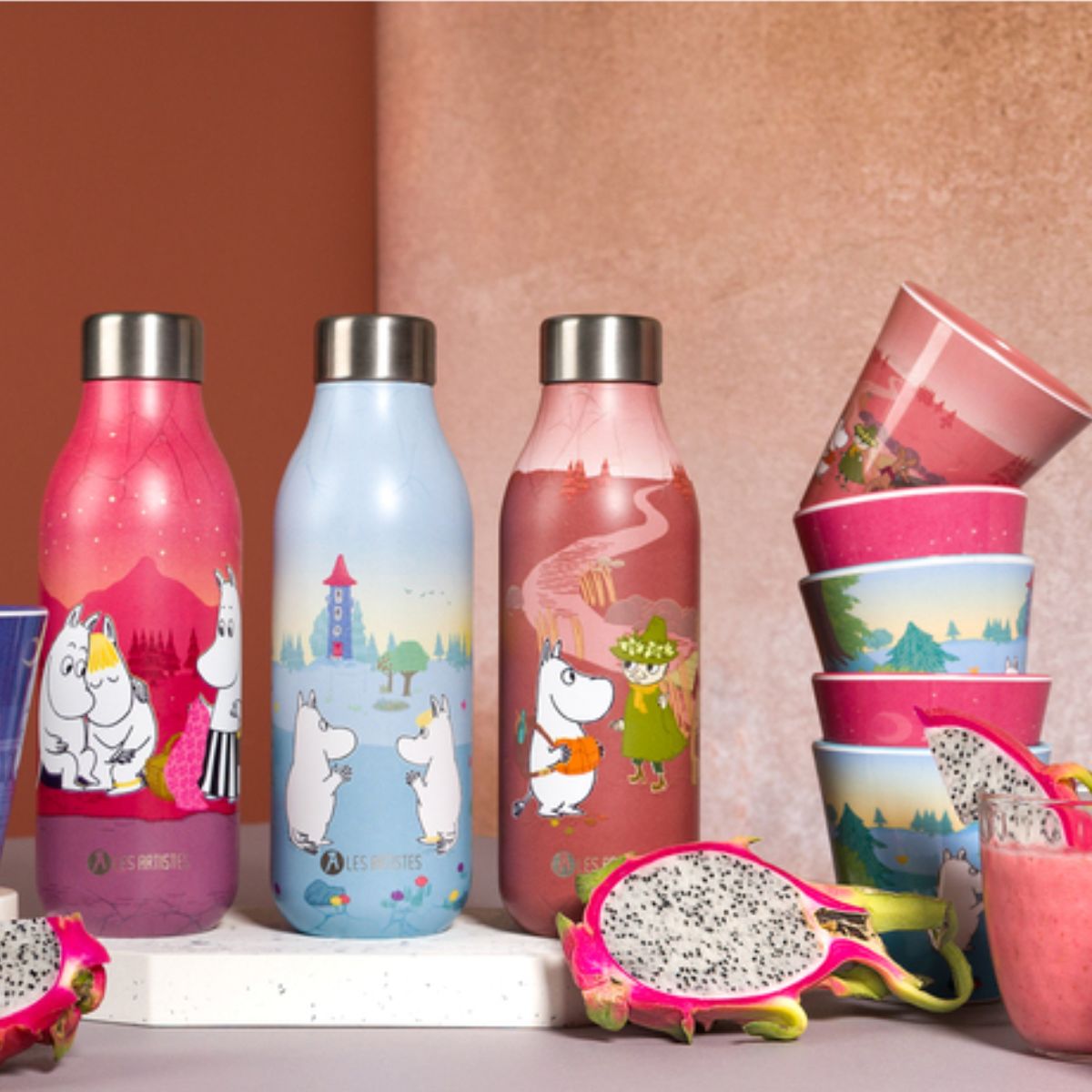 Les Artistes Bottle Up Mummi 500ml - Brun