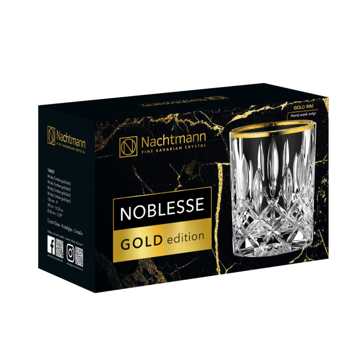 Nachtmann Noblesse Whiskey GOLD - 2pk