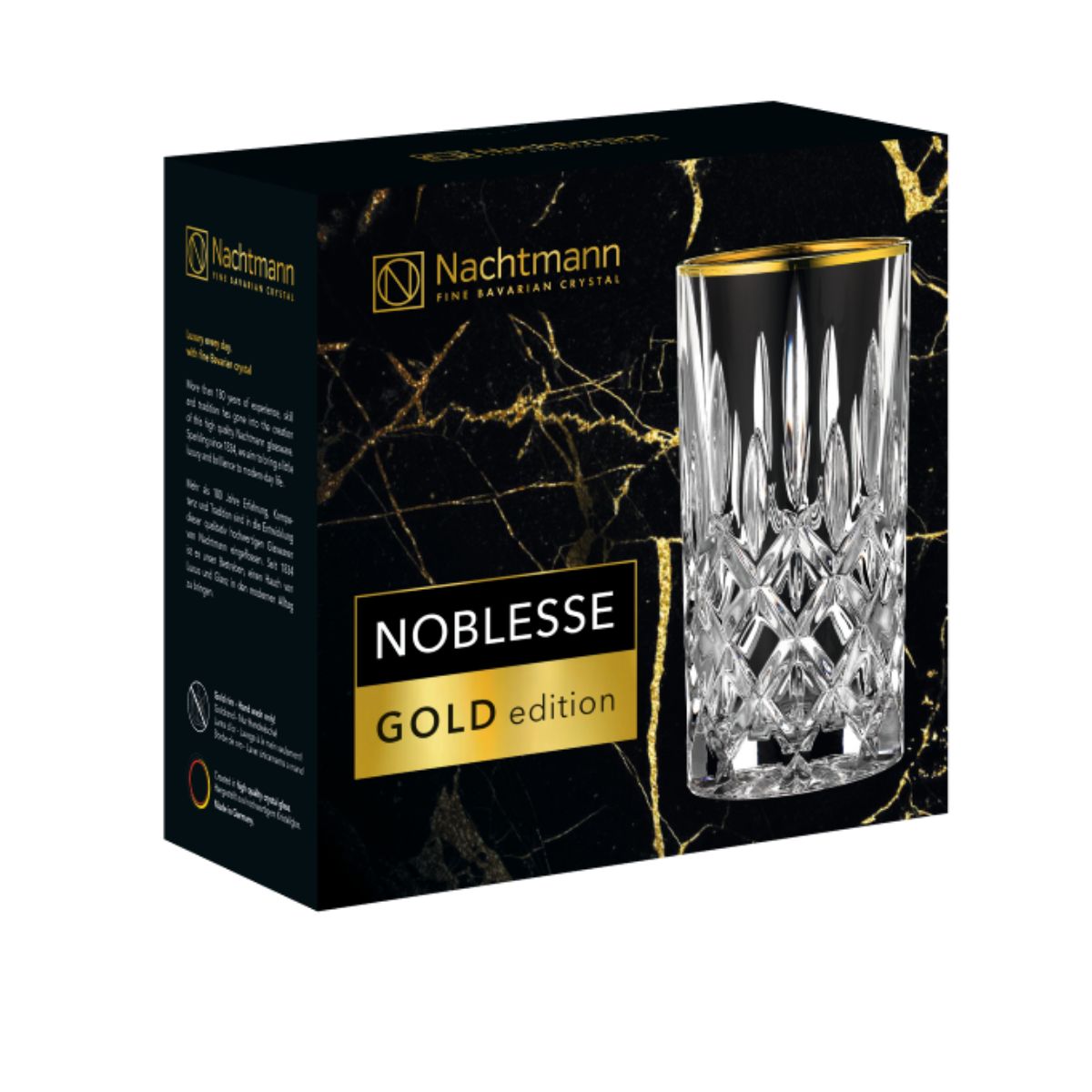 Nachtmann Noblesse Longdrink GOLD - 2pk