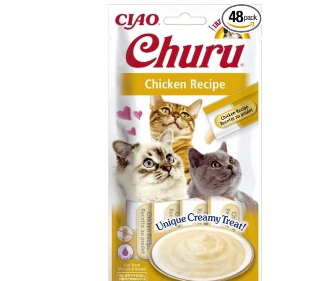 INABA Churu Chicken Creamy 14gr - 4pk
