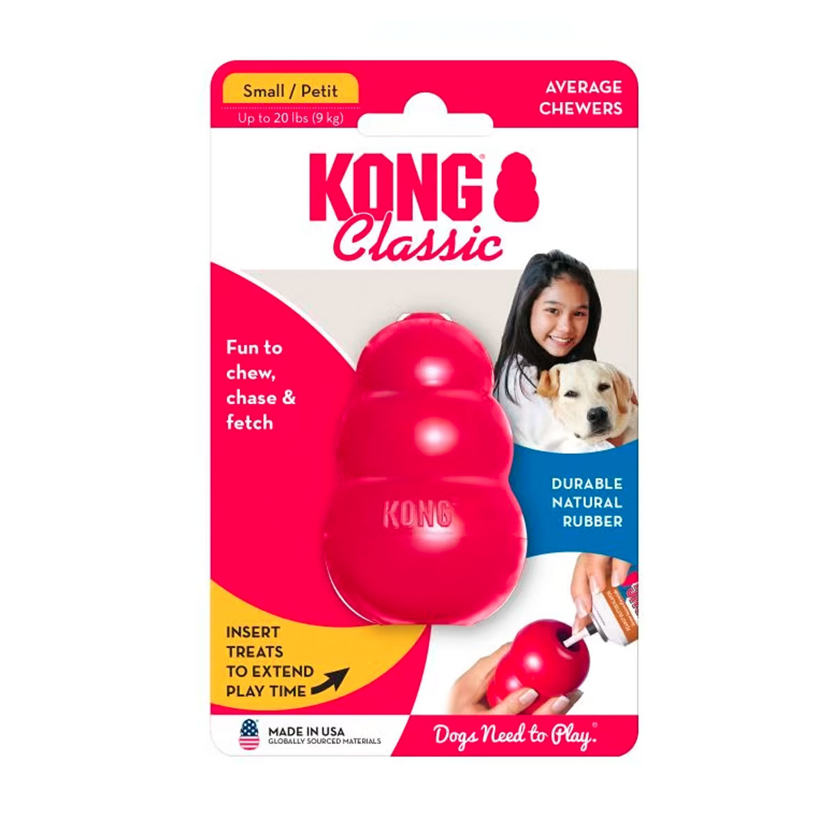 Kong Classic - Hundeleke (Small)