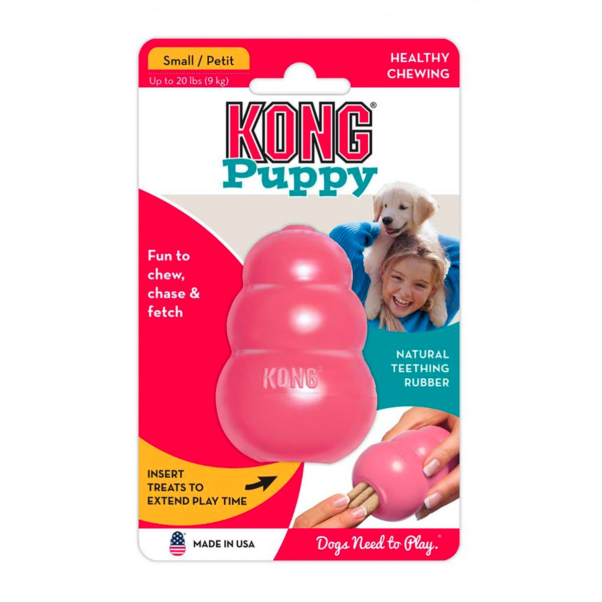 Kong Puppy - Hundeleke (Small)